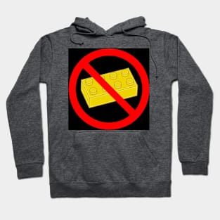 Road Traffic Sign "NO BRICK" Hoodie